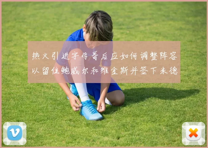 热火引进字母哥后应如何调整阵容以留住鲍威尔和维金斯并签下米德尔顿